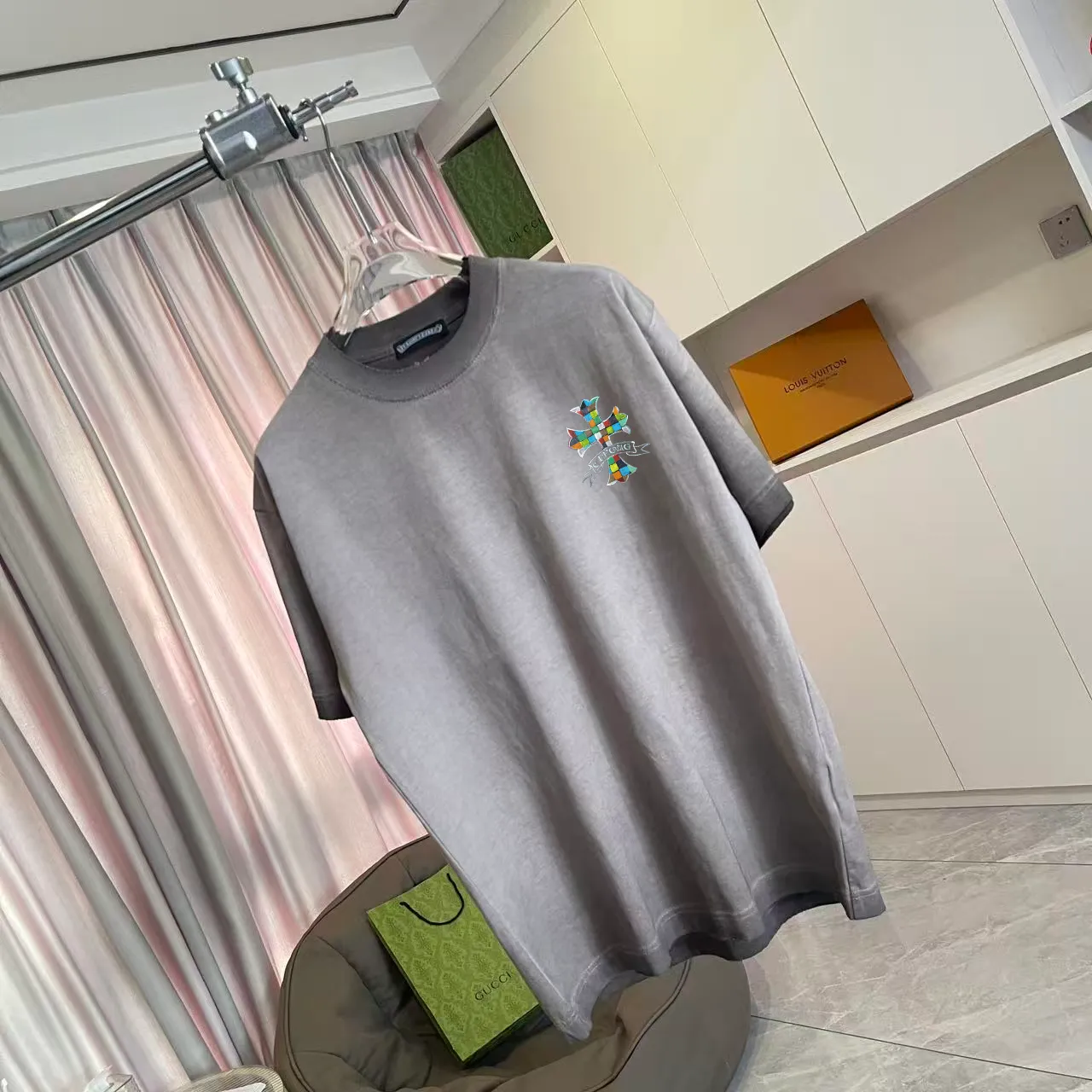 ch *2026 New Arrival t g Same Style Size：S M L XL XXL ：Black White Purple
